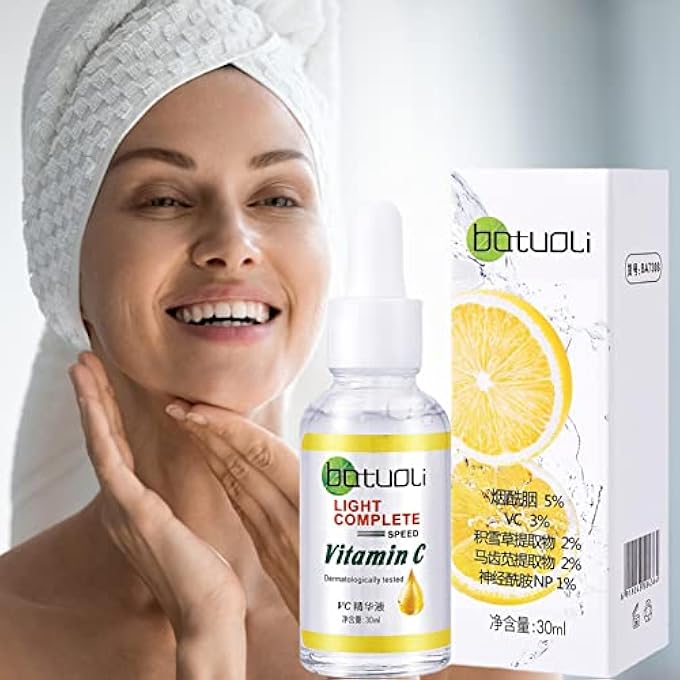 batuoli FACE WHITENING SERUMS,WHITENING FACIAL ESSENCE FOR DARK SPOTS | 30ML HYDRATING FACE ESSENCE FOR WOMEN FACIAL SKIN CARE PRODUCTS RENEW, REVITALIZE FINE LINES - Image 2